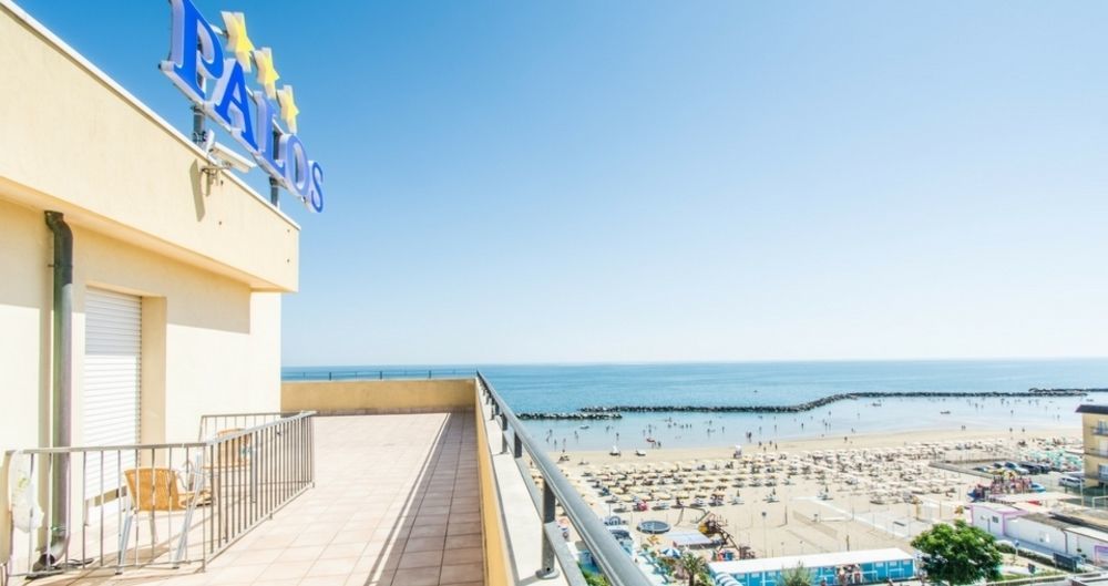 Hotel Palos Ріміні Екстер'єр фото
